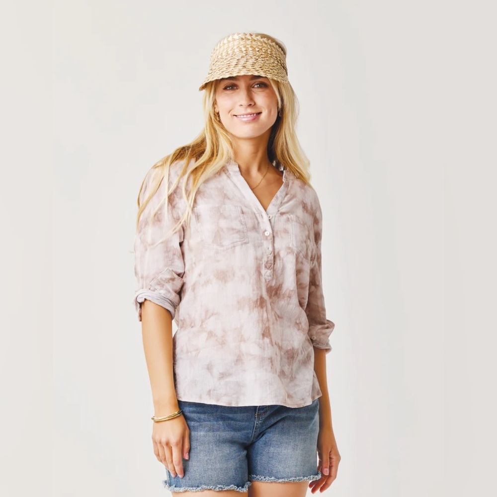 Carve Designs DYLAN GAUZE SHIRT XS EUC